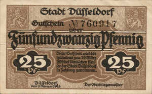 Germany, 25 Pfennig, D35.2a