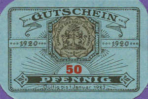 Germany, 50 Pfennig, D2.5c