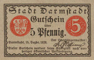 Germany, 5 Pfennig, D5.5a