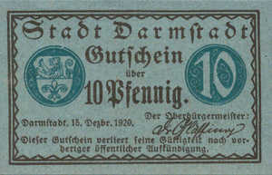 Germany, 10 Pfennig, D5.5b