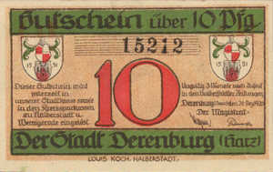 Germany, 10 Pfennig, 263.1