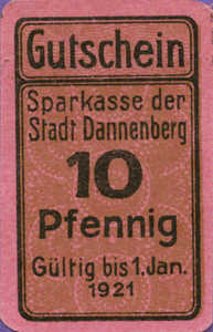 Germany, 10 Pfennig, D2.2a