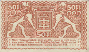 Danzig, 50 Pfennig, P9, D3.2, B109a