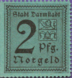 Germany, 2 Pfennig, D5.4b