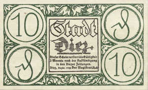 Germany, 10 Pfennig, D15.6a