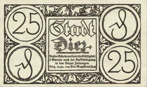 Germany, 25 Pfennig, D15.6b