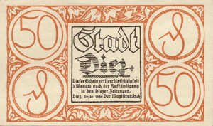 Germany, 50 Pfennig, D15.6c