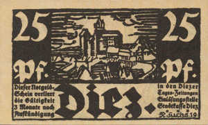 Germany, 25 Pfennig, D15.5d