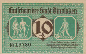 Germany, 10 Pfennig, D19.1a
