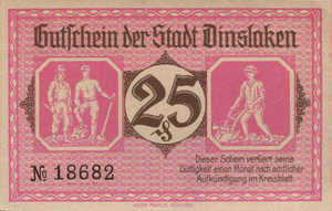 Germany, 25 Pfennig, D19.1b