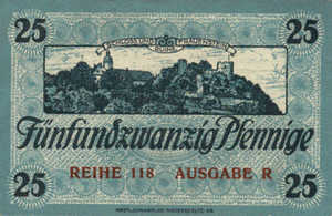 Germany, 25 Pfennig, D22.1b