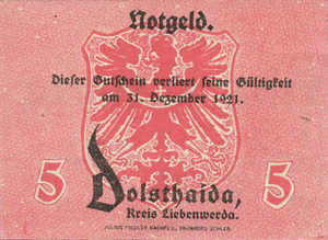 Germany, 5 Pfennig, D25.1a