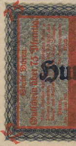 Germany, 75 Pfennig, 299.1c