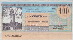 Italy, 100 Lira, 41-2