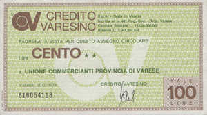 Italy, 100 Lira, 
