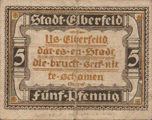 Germany, 5 Pfennig, E13.8b