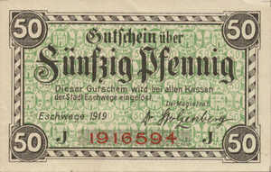 Germany, 50 Pfennig, E27.5c