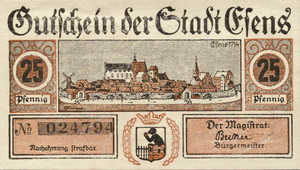 Germany, 25 Pfennig, E29.1b
