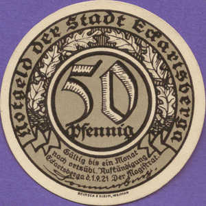 Germany, 50 Pfennig, 305.5