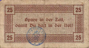 Germany, 25 Pfennig, E28.2b