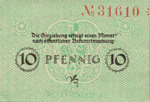 Germany, 10 Pfennig, E25.1d