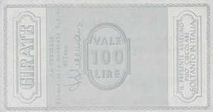 Italy, 100 Lira, 17-87
