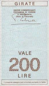 Italy, 200 Lira, 114-1