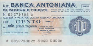 Italy, 100 Lira, 11-3