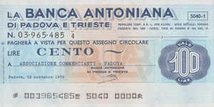 Italy, 100 Lira, 11-2