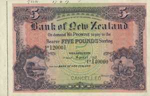 New Zealand, 5 Pound, S227as