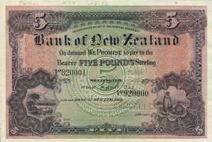 New Zealand, 5 Pound, S228s