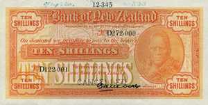 New Zealand, 10 Shilling, S231s