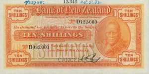 New Zealand, 10 Shilling, S232bs