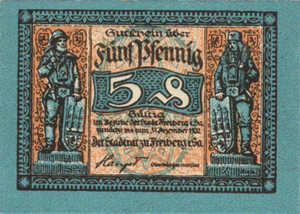 Germany, 5 Pfennig, F19.7a