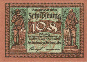 Germany, 10 Pfennig, F19.7b