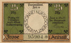 Germany, 25 Pfennig, 398.3a