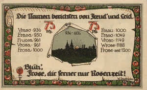Germany, 75 Pfennig, 398.3a