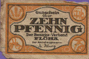 Germany, 10 Pfennig, F9.5x
