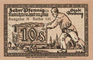 Germany, 10 Pfennig, F19.3a
