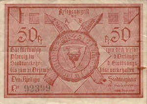 Germany, 50 Pfennig, F38.7a
