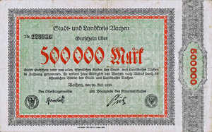 Germany, 500,000 Mark, 1b