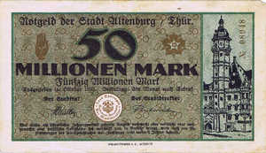 Germany, 50,000,000 Mark, 55e