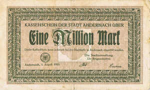 Germany, 1,000,000 Mark, 97b