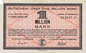 Germany, 1,000,000 Mark, 196c
