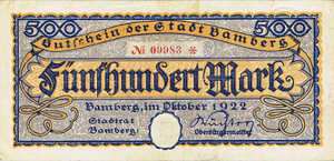Germany, 500 Mark, 190.2