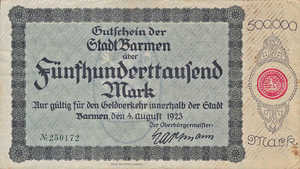 Germany, 500,000 Mark, 235a