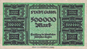 Germany, 500,000 Mark, 718d