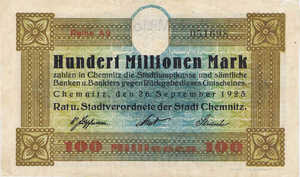 Germany, 100,000,000 Mark, 740i