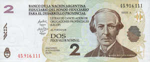 Argentina, 2 Peso, 201