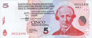 Argentina, 5 Peso, 202
